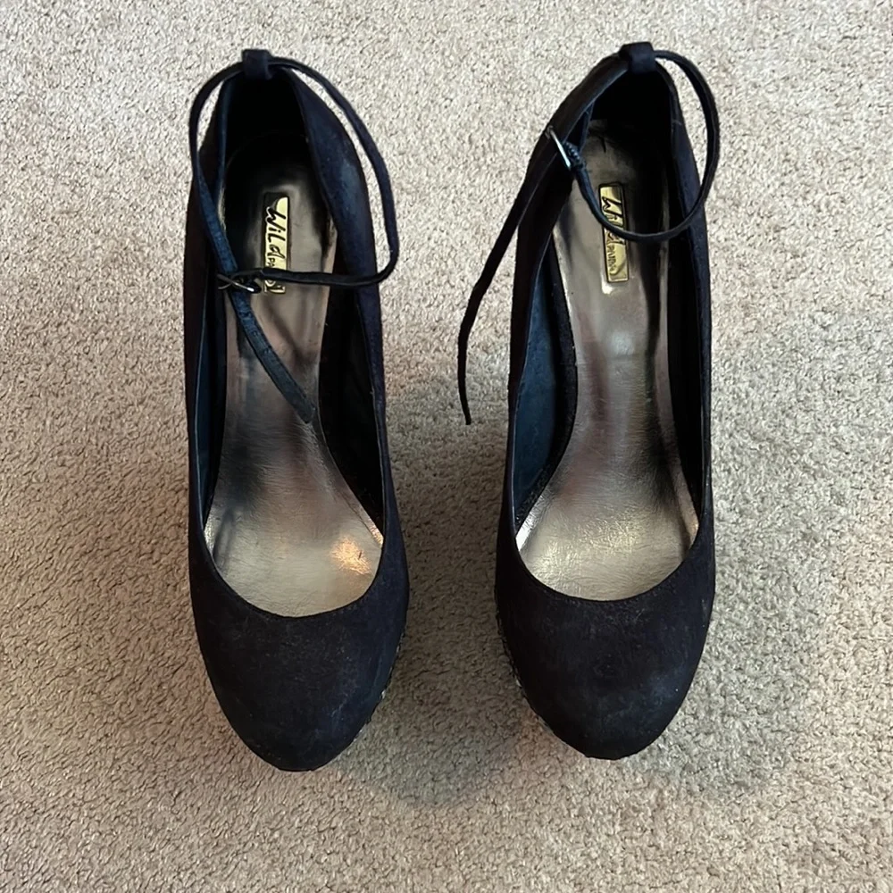 Black wedge heels - Picture 3 of 4